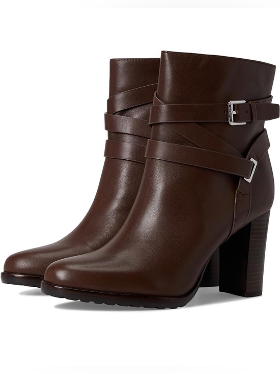 Ralph Lauren Shoes - 🖤🖤 Lauren Ralph Lauren Women's Collins Calfskin Bootie Heel